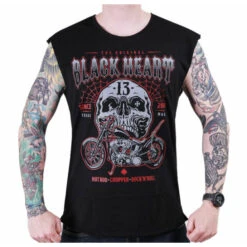 Men's Tank Top BLACK HEART - GANGLAND - BLACK