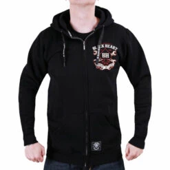 Men's Sweatshirt BLACK HEART - VISITOR - BLACK 5 Men's Sweatshirt BLACK HEART - VISITOR - BLACK -Fashionable street clothing 10383 1 mikina black heart visitor