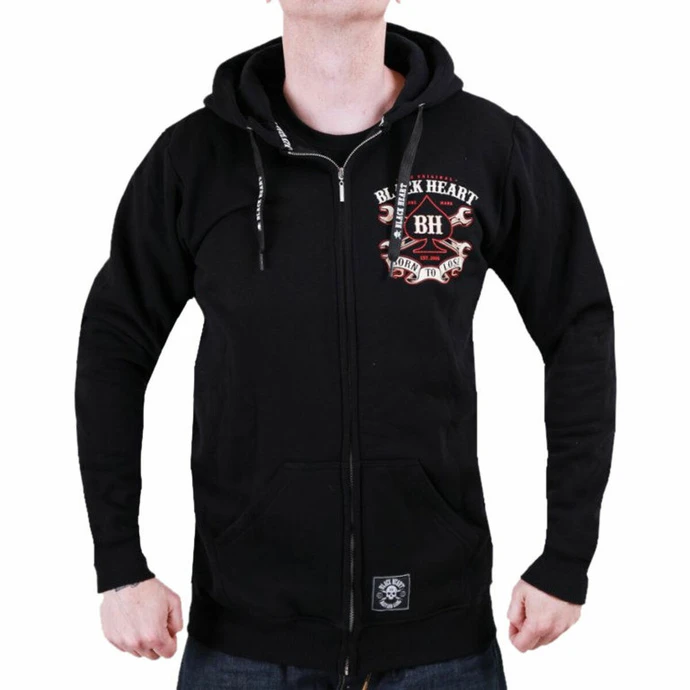 Men's Sweatshirt BLACK HEART - VISITOR - BLACK 4 Men's Sweatshirt BLACK HEART - VISITOR - BLACK - Image 2