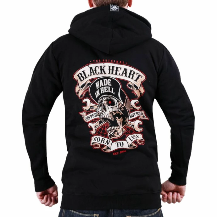 Men's Sweatshirt BLACK HEART - VISITOR - BLACK 3 Men's Sweatshirt BLACK HEART - VISITOR - BLACK