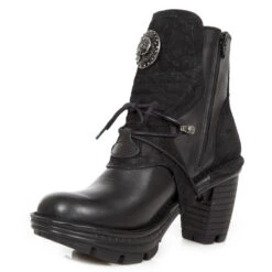 Women's High Boots NEW ROCK - ITALI NEGRO, DRAMA ANTE NEGRO -Fashionable street clothing 104205 M.NEOTR061 S1 4