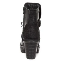 Women's High Boots NEW ROCK - ITALI NEGRO, DRAMA ANTE NEGRO -Fashionable street clothing 104205 M.NEOTR061 S1 5