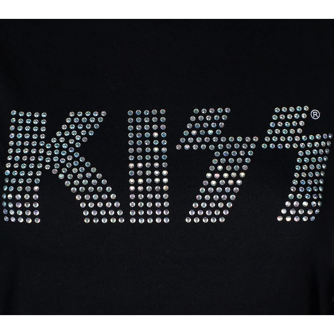 T-shirt Metal Women's Kiss - Logo Diamante - ROCK OFF 6 T-shirt Metal Women's Kiss - Logo Diamante - ROCK OFF - Image 4