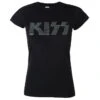 T-shirt Metal Women's Kiss - Logo Diamante - ROCK OFF -Fashionable street clothing 114090 Kopiruji 2 z Kopirovat z a predni snimek 002