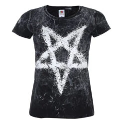 T-shirt Hardcore Women's - PENTAGRAM - AMENOMEN