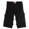 Men's Shorts BLACK PISTOL - Chain - Denim Black -Fashionable street clothing 117758 aa004