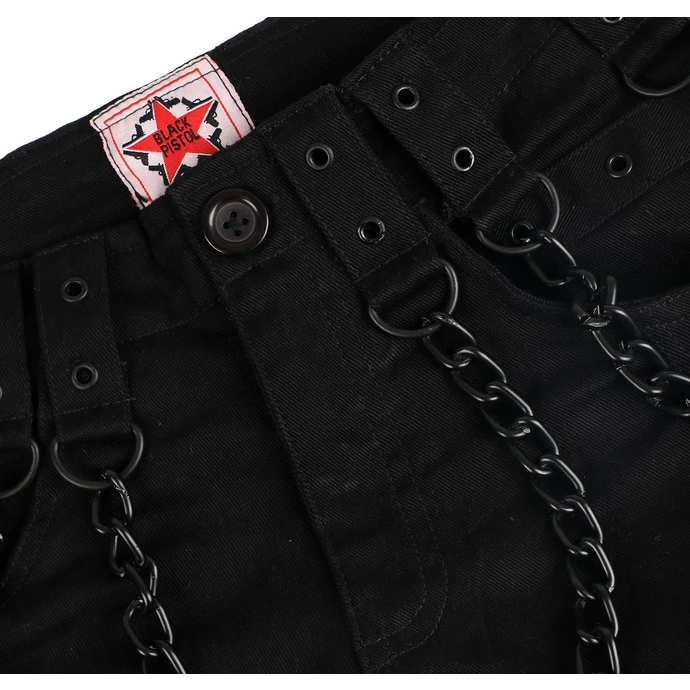 Men's Shorts BLACK PISTOL - Chain - Denim Black 6 Men's Shorts BLACK PISTOL - Chain - Denim Black - Image 4