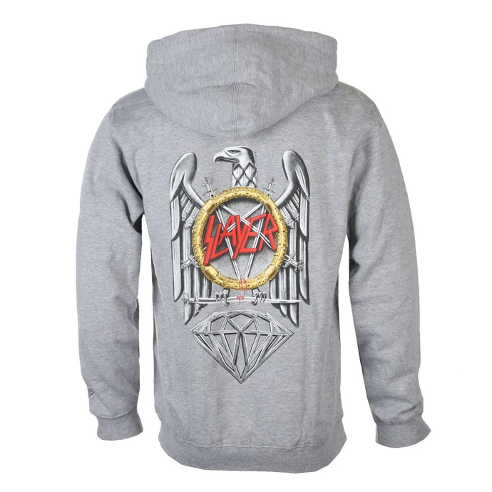 Hoodie Men SLAYER - DIAMOND - Brilliant Abyss - Grey 3 Hoodie Men SLAYER - DIAMOND - Brilliant Abyss - Grey