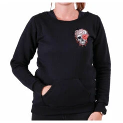 Women's Sweatshirt BLACK HEART - JAKSON - BLACK 5 Women's Sweatshirt BLACK HEART - JAKSON - BLACK -Fashionable street clothing 12516 damske moto mikina jakson