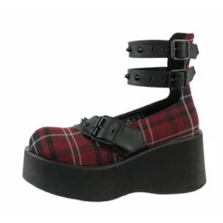 Women's Shoes KILLSTAR - Bloody Mary - BLOOD TARTAN