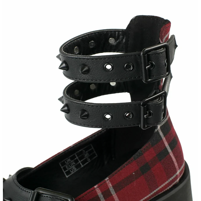 Women's Shoes KILLSTAR - Bloody Mary - BLOOD TARTAN 7 Women's Shoes KILLSTAR - Bloody Mary - BLOOD TARTAN - Image 5