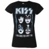 Women's T-shirt Kiss - I Was Made For Lovin You 2 Women's T-shirt Kiss - I Was Made For Lovin You -Fashionable street clothing 127757 sa004