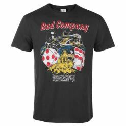 Men's BAD COMPANY T-shirt - ROCK N ROLL FANTASY - Charcoal - AMPLIFIED