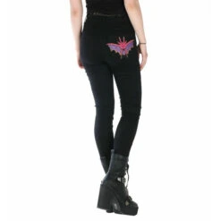 Unisex Pants KILLSTAR - Dealer Patched Jeans - Black -Fashionable street clothing 129092 aw014