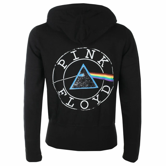 Women's Sweatshirt Pink Floyd - Circle Logo - Black - ROCK OFF 3 Women's Sweatshirt Pink Floyd - Circle Logo - Black - ROCK OFF