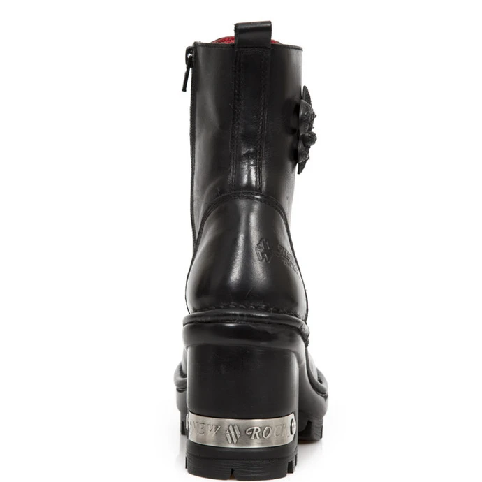 Women's High Boots NEW ROCK - ITALI NEGRO NEOTYRE 6 Women's High Boots NEW ROCK - ITALI NEGRO NEOTYRE - Image 4