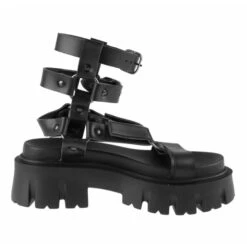 Women's Sandals ALTERCORE - Altercore Lazza - Vegan Black -Fashionable street clothing 130053 sa005