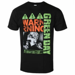 Men's T-shirt Green Day - Warning - Black - ROCK OFF