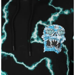 Men's Hoodie DIAMOND X OZZY OSBOURNE - Mad Lightning - Black 7 Men's Hoodie DIAMOND X OZZY OSBOURNE - Mad Lightning - Black -Fashionable street clothing 130797 sa003