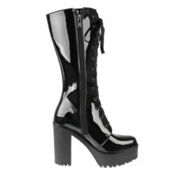 Women's Boots ALTERCORE - Alexa Vegan - Black Patent -Fashionable street clothing 130945 as010