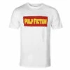Men's T-shirt Pulp Fiction - Logo - White -Fashionable street clothing 133728 aww005