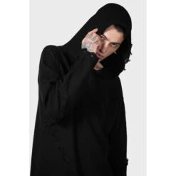 Unisex Sweater KILLSTAR - Dresden - Black 11 Unisex Sweater KILLSTAR - Dresden - Black -Fashionable street clothing 18rtwiomr