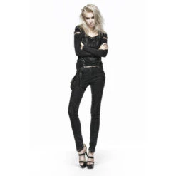 Women's Pants PUNK RAVE - Sorrowburn 10 Women's Pants PUNK RAVE - Sorrowburn -Fashionable street clothing 1F1A7415