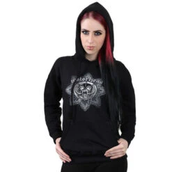 Women's Sweatshirt Motörhead - Pig Badge - ROCK OFF -Fashionable street clothing 2018 02 02 121