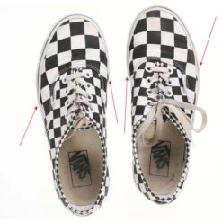 Shoes VANS - UA AUTHENTIC (MIX CHECKER) - DAMAGED