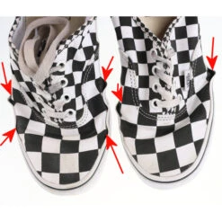 Shoes VANS - UA AUTHENTIC (MIX CHECKER) - DAMAGED -Fashionable street clothing 2018 05 25 010