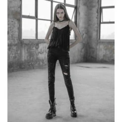 Women's Trousers PUNK RAVE - Girl Stalker 13 Women's Trousers PUNK RAVE - Girl Stalker -Fashionable street clothing 209 27519
