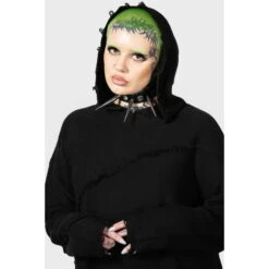 Unisex Sweater KILLSTAR - Dresden - Black 13 Unisex Sweater KILLSTAR - Dresden - Black -Fashionable street clothing 20rtwiomr