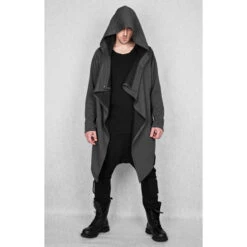 Hoodie Unisex - GRAPHITE - AMENOMEN -Fashionable street clothing 23 8