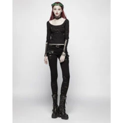 Women's Trousers PUNK RAVE - Destruction 12 Women's Trousers PUNK RAVE - Destruction -Fashionable street clothing 344 1100496