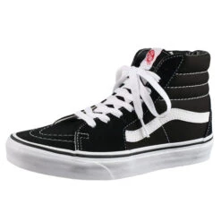 Shoes VANS - Sk8-Hi - BLACK / BLACK / WHITE