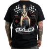 T-shirt Street Men's - LOUD AND HARD - BLACK HEART -Fashionable street clothing 4390