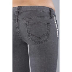 Women's Trousers VANS - Skinny Ankle Denim - Charcoal -Fashionable street clothing 54308 10