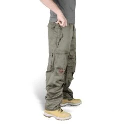 Pants SURPLUS - Infantry - OLIV - 05 - 3599 -Fashionable street clothing 5539 2