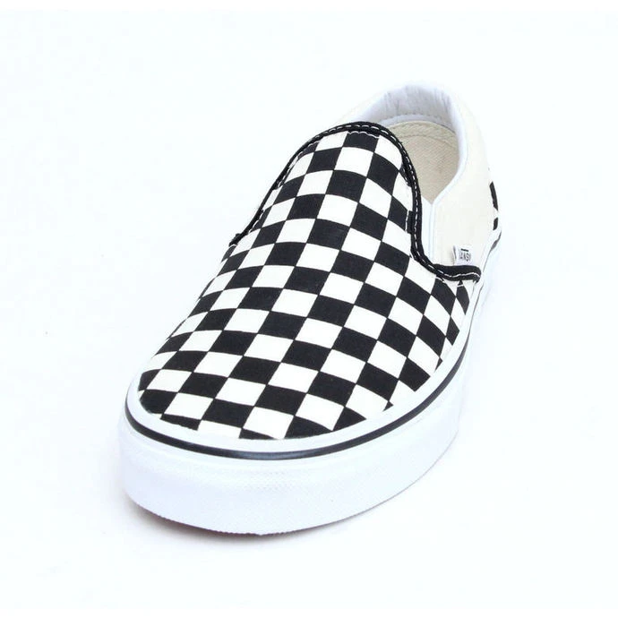 Shoes VANS - Classic Slip He - Black And White Checker - White 4 Shoes VANS - Classic Slip He - Black And White Checker - White - Image 2