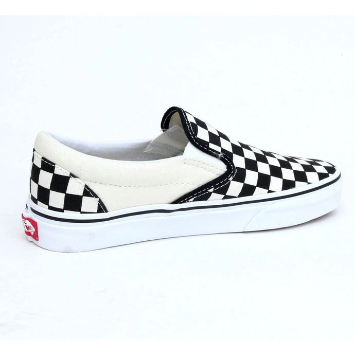 Shoes VANS - Classic Slip He - Black And White Checker - White 5 Shoes VANS - Classic Slip He - Black And White Checker - White - Image 3
