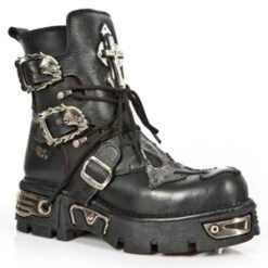 Boots NEW ROCK - ITALI NEGRO, BUFALO NEGRO - 1033-S1