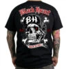 T-shirt Street Men's - SKULL BONES - BLACK HEART