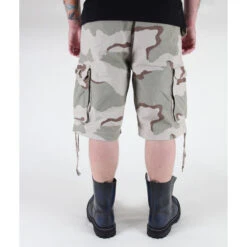 Men's Shorts MIL-TEC - Paratrooper - Prewash Desert -Fashionable street clothing 66169 3