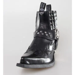 Boots NEW ROCK - ARTIC NEGRO, ITALI NEGRO, WEST NEGRO-ACERO TACON ACERO -Fashionable street clothing 66417 66417 2
