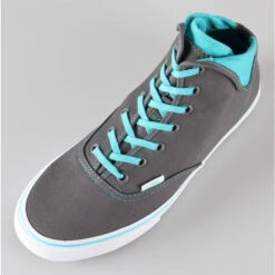Shoes VANS - U Authentic Hi 2 - Pewter / Scuba Blue -Fashionable street clothing 69830 5