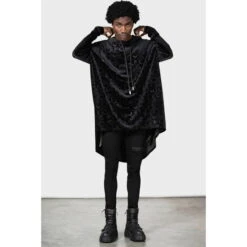 Unisex Sweatshirt KILLSTAR - Wyvern - Black -Fashionable street clothing 6fzxgp11