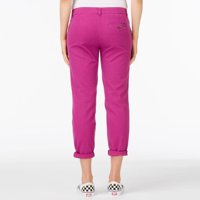 Women's Trousers VANS - G Pleated Chino - Boysenberry 4 Women's Trousers VANS - G Pleated Chino - Boysenberry - Image 2