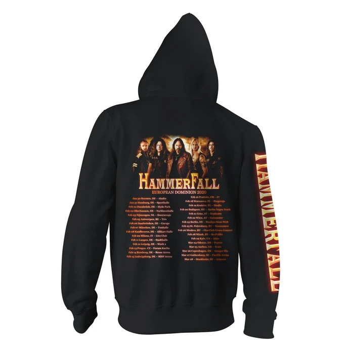 Hoodie Men Hammerfall - Dominion World Tour - ART WORX 4 Hoodie Men Hammerfall - Dominion World Tour - ART WORX - Image 2