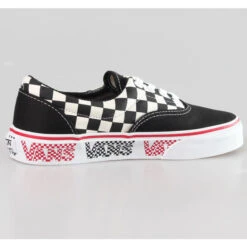 Shoes Vans - Era - (Van Doren) - BLACK-CHECKER -Fashionable street clothing 74173 3