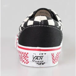 Shoes Vans - Era - (Van Doren) - BLACK-CHECKER -Fashionable street clothing 74173 4